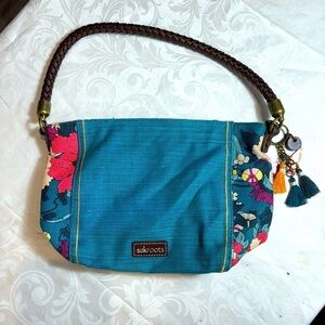 Sakroots Flower Power Elsa Small Hobo Bag.